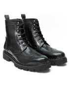 Boots en Cuir Noa noires