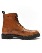 Boots en Cuir Noa camel