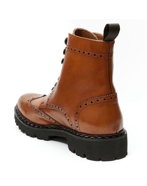 Botas Noa de piel camel