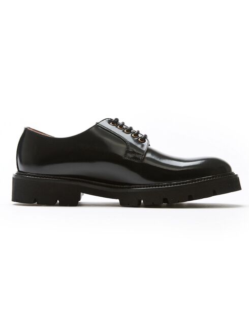 Derbies en Cuir vernies Simon noires