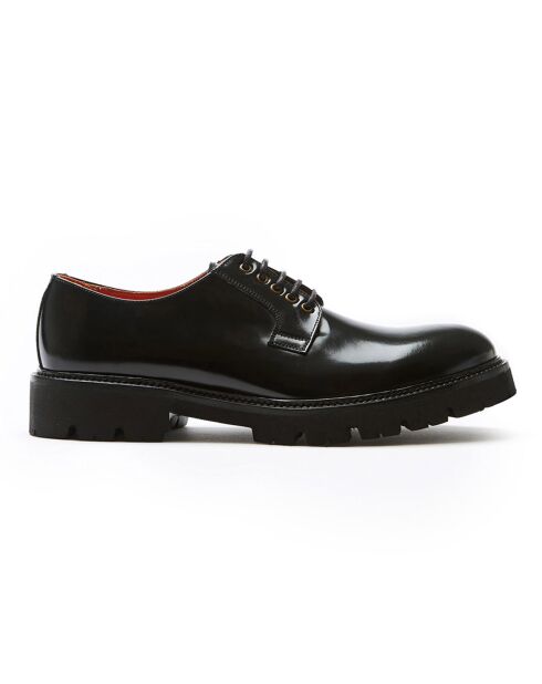 Derbies en Cuir vernies Simon noires