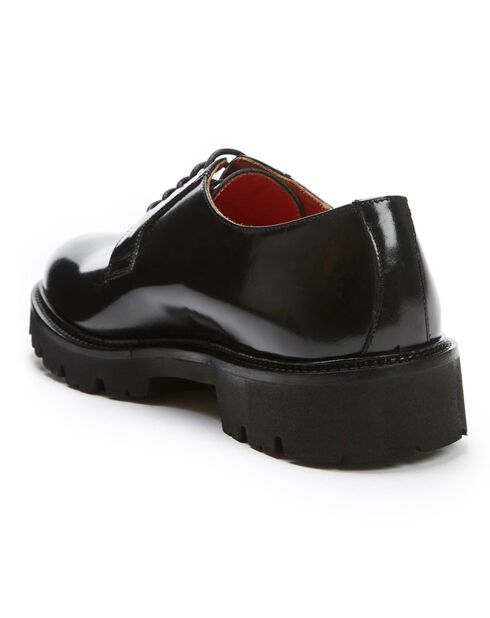 Derbies en Cuir vernies Simon noires