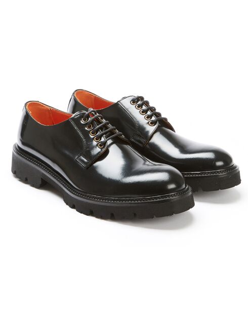 Derbies en Cuir vernies Simon noires