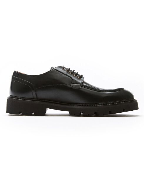 Derbies en Cuir Polo noires