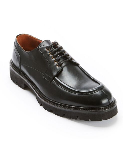 Derbies en Cuir Polo noires