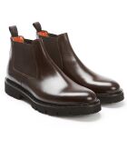 Chelsea Boots en Cuir Mao marron foncé