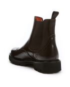 Chelsea Boots en Cuir Toma marron foncé