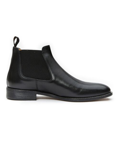 Chelsea Boots en Cuir Beta noires