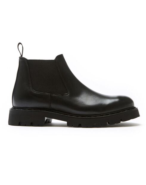 Chelsea Boots en Cuir Nelly noires