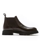 Chelsea Boots en Cuir Nelly marron foncé