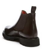 Chelsea Boots en Cuir Nelly marron foncé