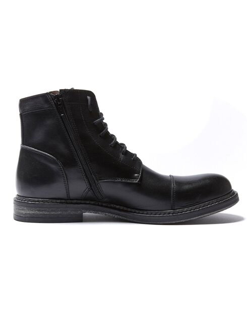 Boots en Cuir Seno noires