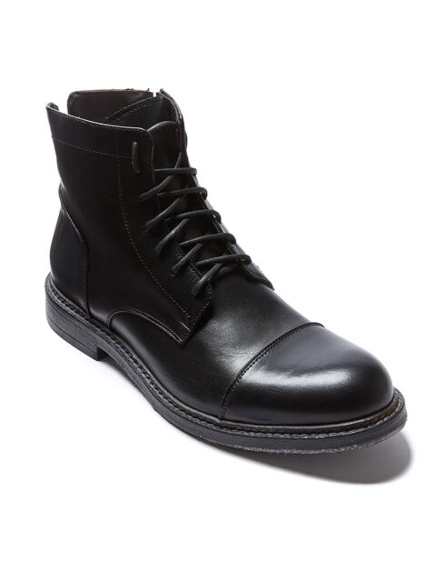 Boots en Cuir Seno noires