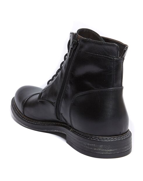 Boots en Cuir Seno noires