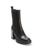 Bottines en Cuir Paola noires - Talon 9 cm