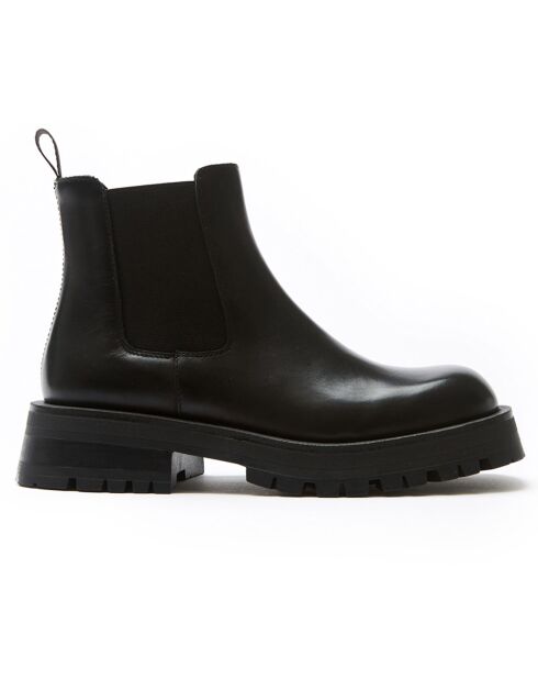 Chelsea Boots en Cuir Maela noires