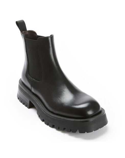 Chelsea Boots en Cuir Maela noires