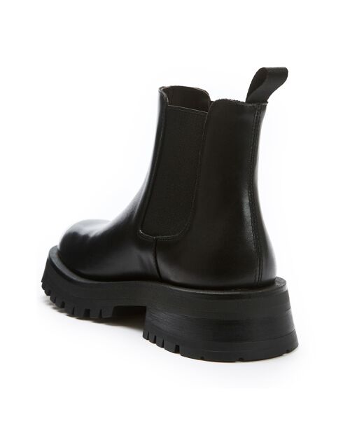 Chelsea Boots en Cuir Maela noires