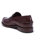 Mocassins en Cuir Julio bordeaux