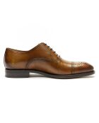 Richelieus en Cuir Leon camel