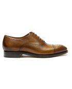 Richelieus en Cuir Leon camel