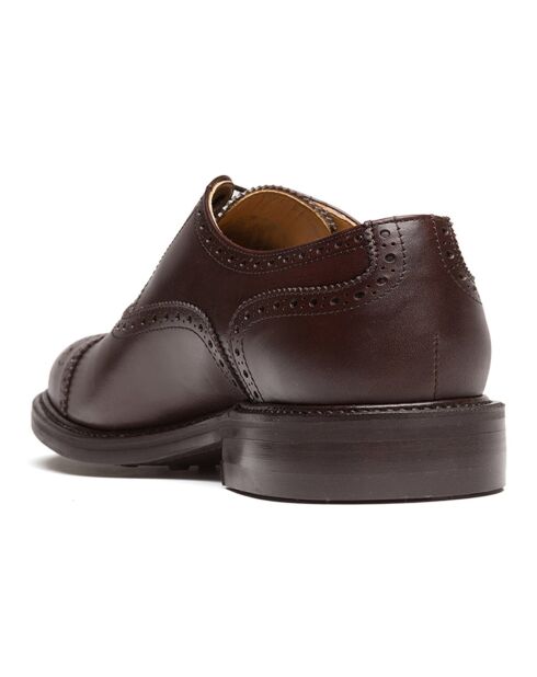Richelieus en Cuir Nino marron foncé