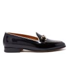 Mocassins en Cuir vernis Lison noirs