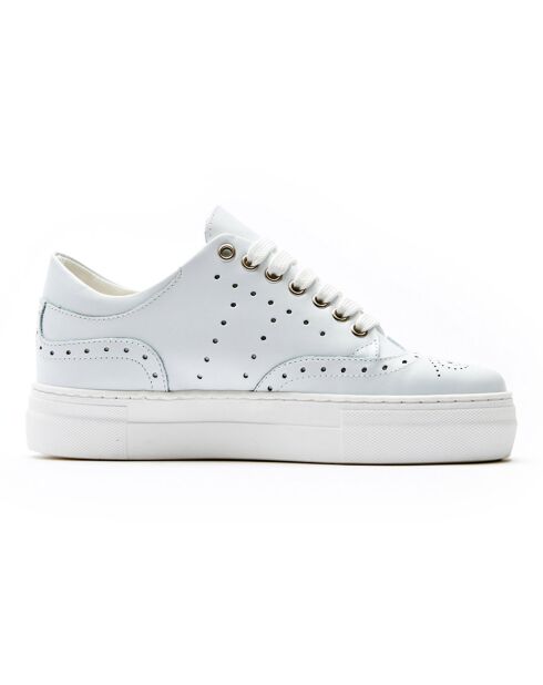 Sneakers en Cuir Luna blanches