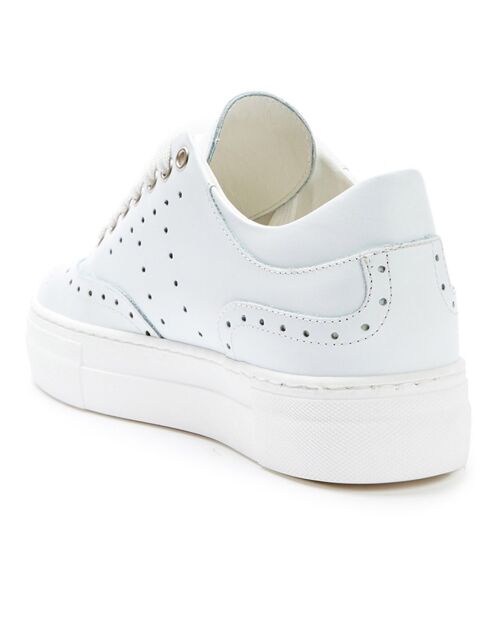 Sneakers en Cuir Luna blanches