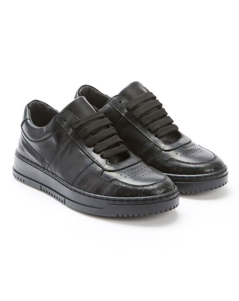 Sneakers en Cuir Meli noires