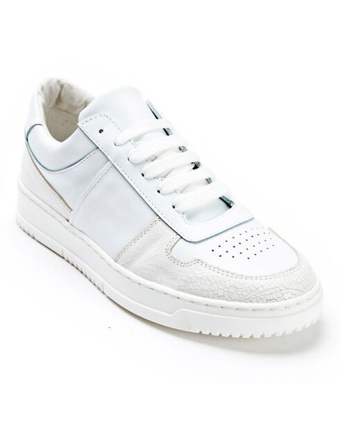 Sneakers en Cuir Meli blanches