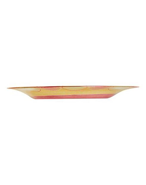 6 Assiettes à dessert Propriano Sienna orange - D.19 cm