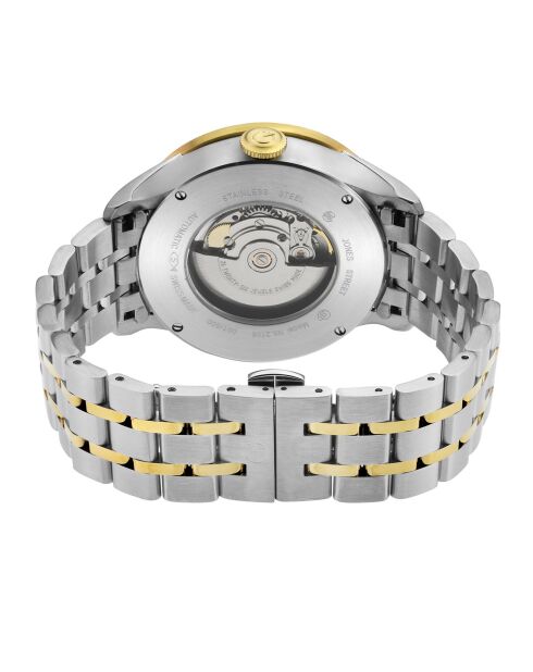 Montre Jones Homme Automatique en Acier argenté/doré