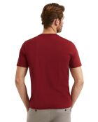 T-Shirt manches courtes Oscar rouge bordeaux