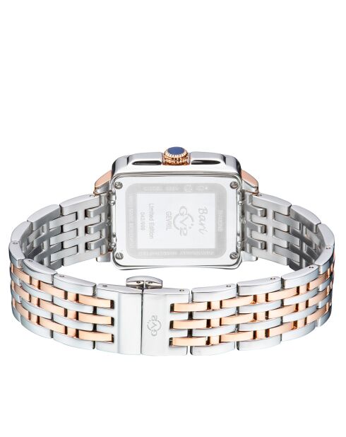 Orologio al quarzo da donna Bari New Sub in oro rosa/acciaio argentato