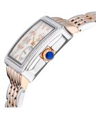 Orologio al quarzo da donna Bari New Sub in oro rosa/acciaio argentato