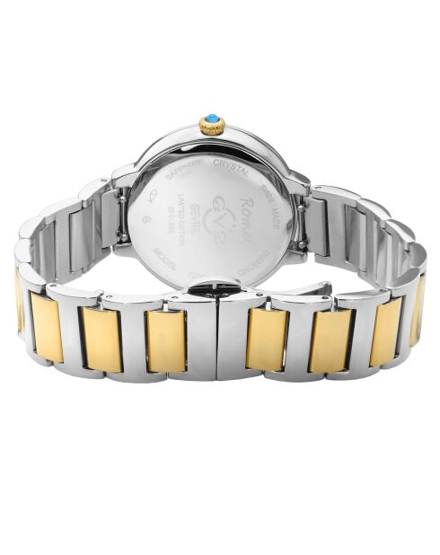 Orologio al quarzo da donna Rome in acciaio argento/oro