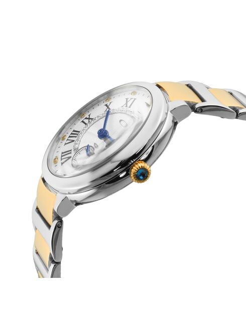 Orologio al quarzo da donna Rome in acciaio argento/oro