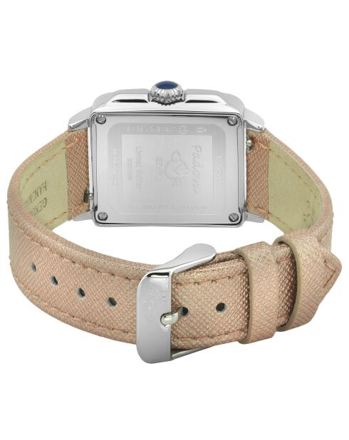 Montre Padova Femme Quartz en Cuir rose