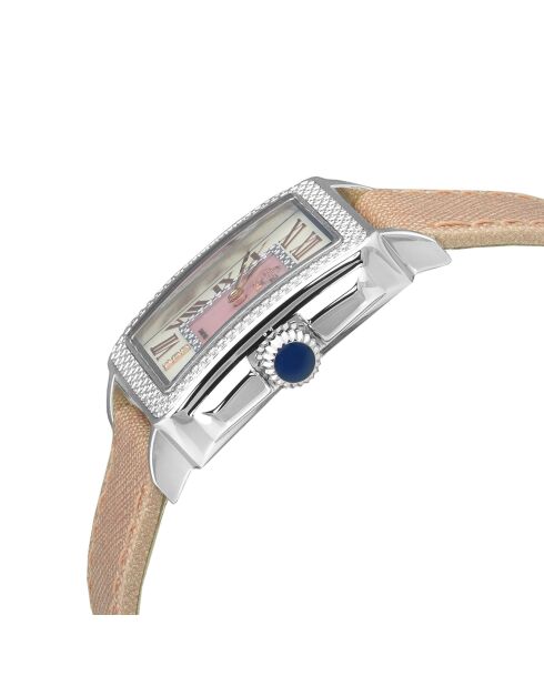 Montre Padova Femme Quartz en Cuir rose