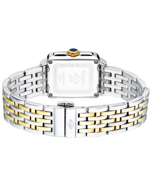 Padova Quarzuhr für Damen aus silber/goldenem Stahl