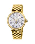 Montre Florence Femme Quartz en Acier dorée