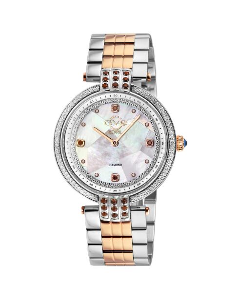 Montre Matera Femme Quartz en Acier rose doré/argenté