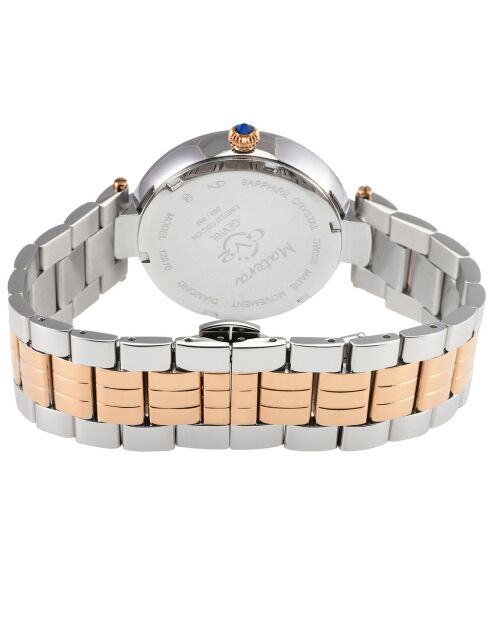 Montre Matera Femme Quartz en Acier rose doré/argenté