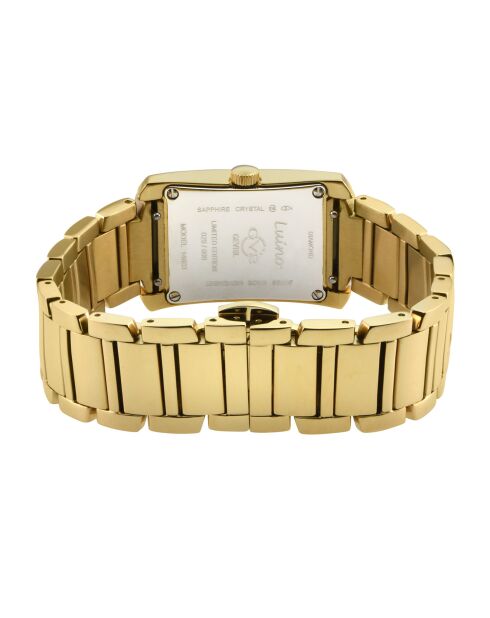 Montre Luino Femme Quartz en Acier dorée