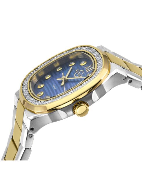 Montre Potente Femme Quartz en Acier argenté/doré