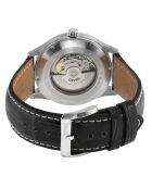 Montre Excelsior Homme Automatique en Cuir noire