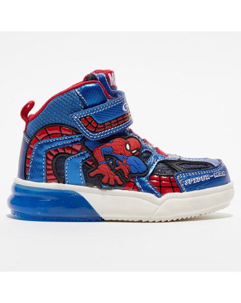 Baskets à lumières Grayjay Spider-Man Geox x Marvel bleu/rouge