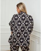 Veste Drucilla noir/beige
