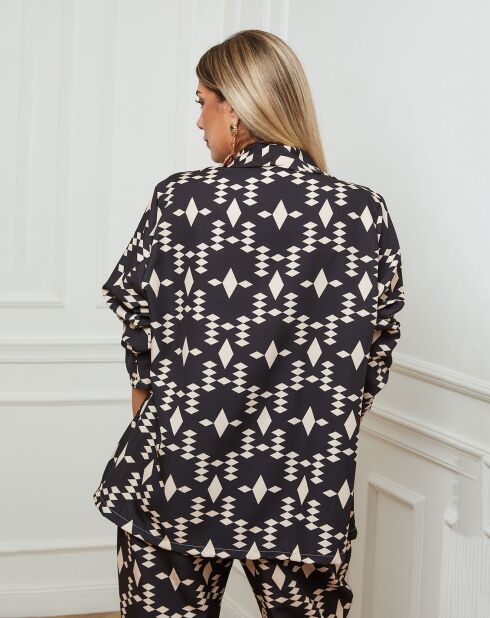Veste Drucilla noir/beige